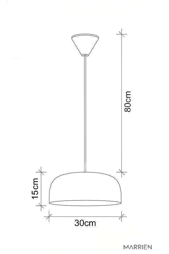 Marella Avize 30 cm - Turuncu - 7
