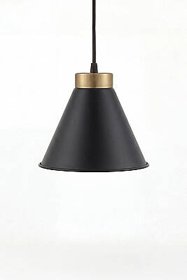 Liva Gold Metal Avize 20 cm - Siyah - 5
