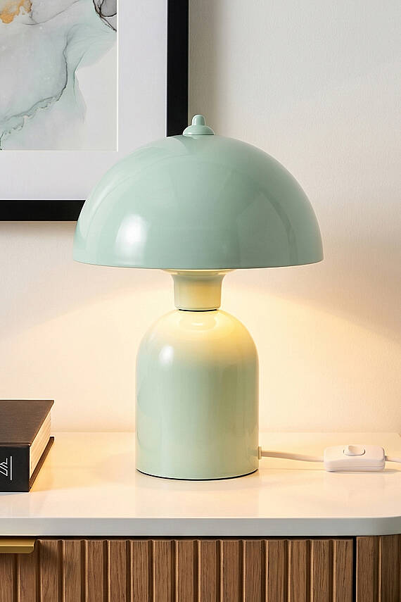 Luna Abajur 25 cm - Mint Yeşili - 1