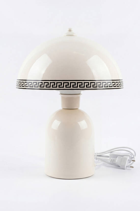 Luna Luxury Abajur 25 cm - Krem - 6