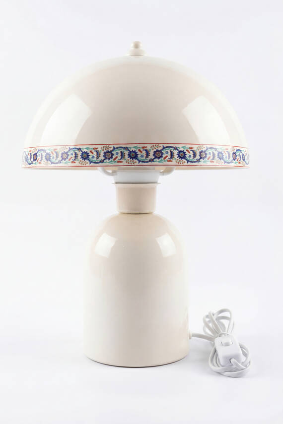 Luna Tile Abajur 25 cm - Krem - 7
