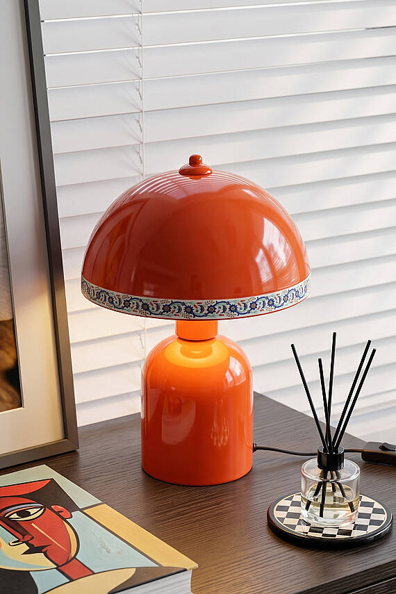 Luna Tile Abajur 25 cm - Turuncu - 3
