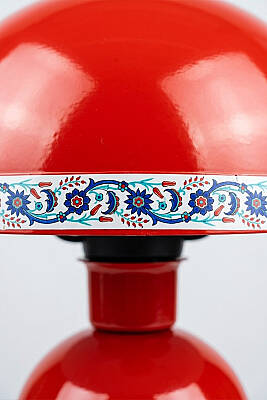Luna Tile Abajur 25 cm - Turuncu - 7