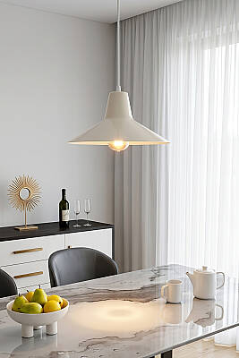 Ruby Metal Avize 30 cm - Krem - 3