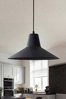 Ruby Metal Avize 30 cm - Siyah - MARRIEN