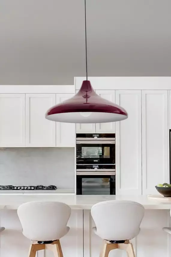 Nova Metal Avize 35 cm - Bordo - 3