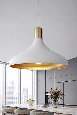 Nova Golden Beyaz Metal Sarkıt (35 cm) - MARRIEN