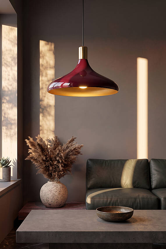 Nova Golden Bordo Metal Sarkıt (35 cm) - 2