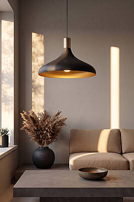 Nova Golden Siyah Metal Sarkıt (35 cm) - 2