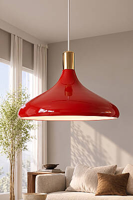Nova Golden Turuncu Gold Aksesuarlı Metal Sarkıt (35 cm) - MARRIEN