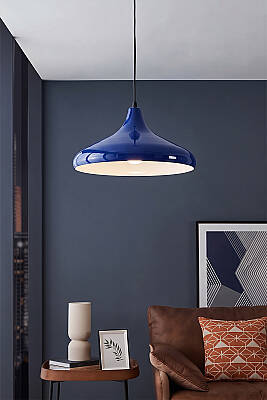 Nova Metal Avize 35 cm - Lacivert - 4