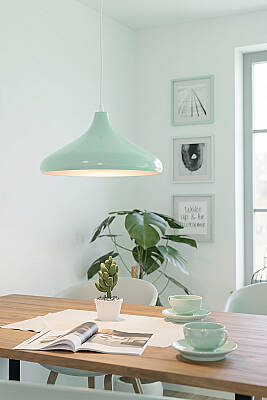 Nova Metal Avize 35 cm - Mint Yeşili - 3