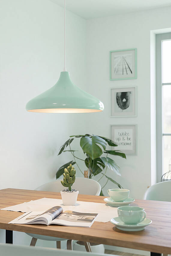 Nova Metal Avize 35 cm - Mint Yeşili - 3