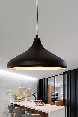 Nova Metal Avize 35 cm - Siyah - MARRIEN