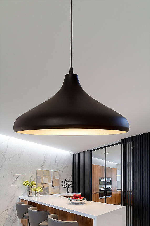 Nova Metal Avize 35 cm - Siyah - 1