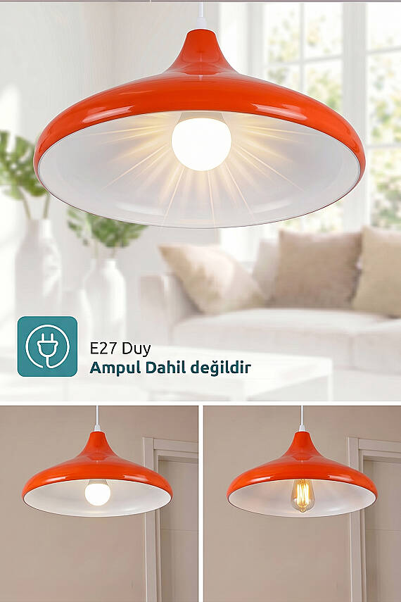 Nova Metal Avize 35 cm - Turuncu - 5