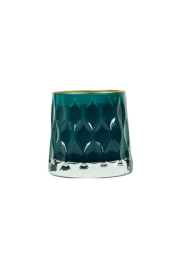 Odunsu Palo Santo Kokulu Cam Mum 8x9 cm - Ocean - 4