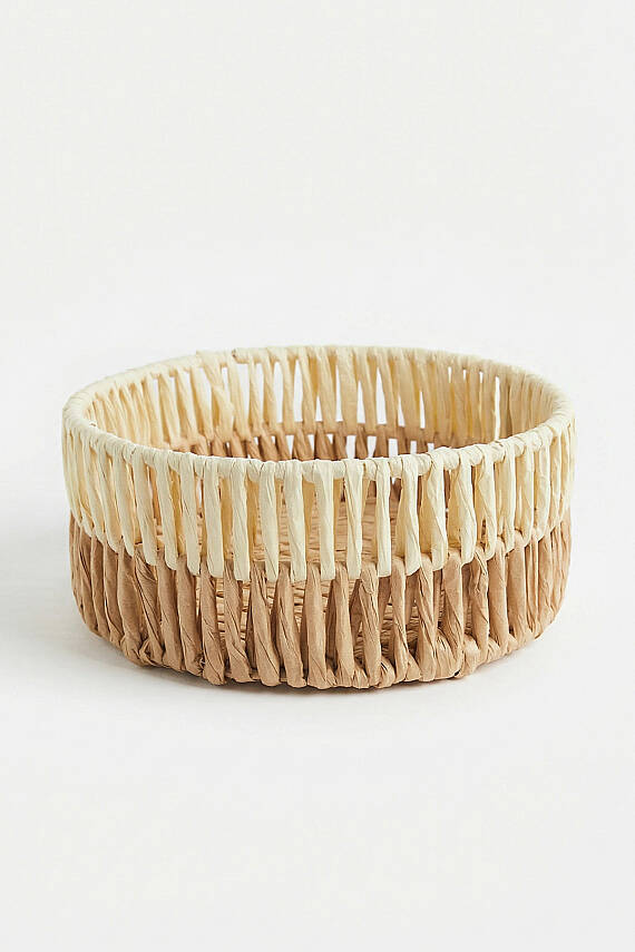 Solora El Yapımı Kağıt İp Organizer 25x10 cm - Natural - 4