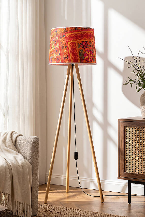 Woody Tripod Palace Desenli Lambader - 1