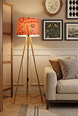 Woody Tripod Palace Desenli Lambader - 6