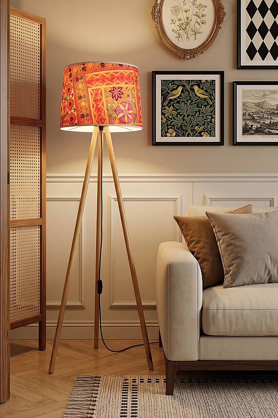 Woody Tripod Palace Desenli Lambader - 6