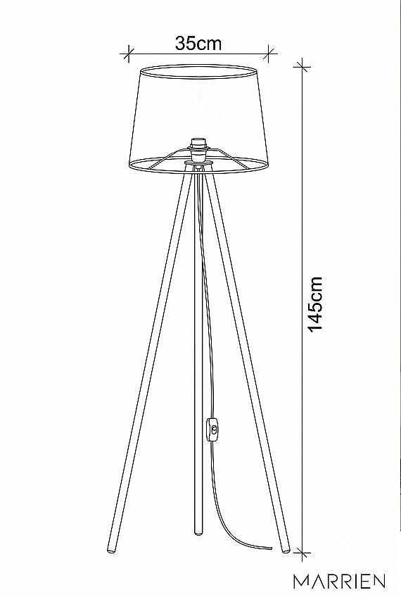 Woody Tripod Palace Desenli Lambader - 8